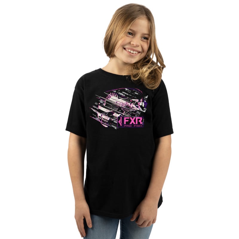 fxr racing t-shirt shirts for kids walleye premium