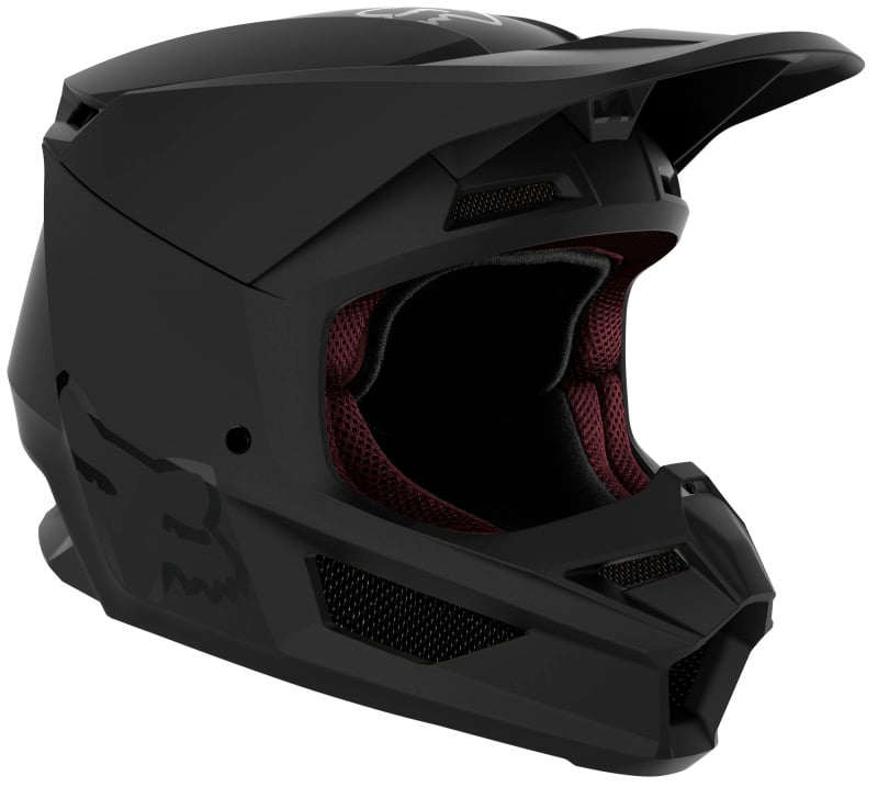 fox racing  2022helmets  v1 solid helmets - dirt bike