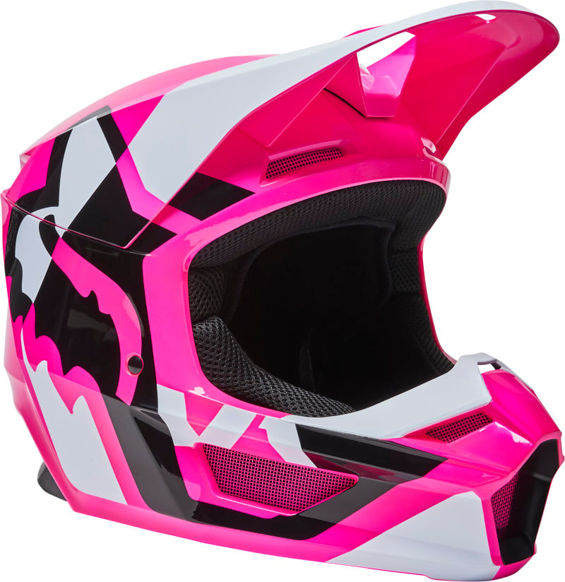 fox racing helmets adult v1 lux helmets - dirt bike