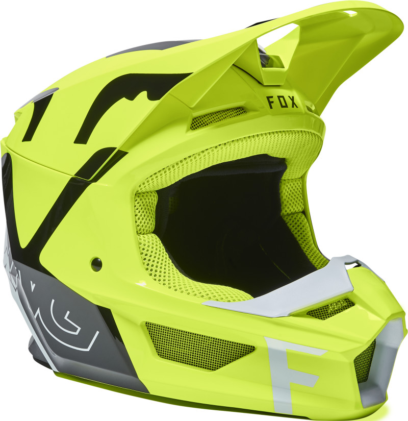 fox racing helmets adult v1 skew helmets - dirt bike
