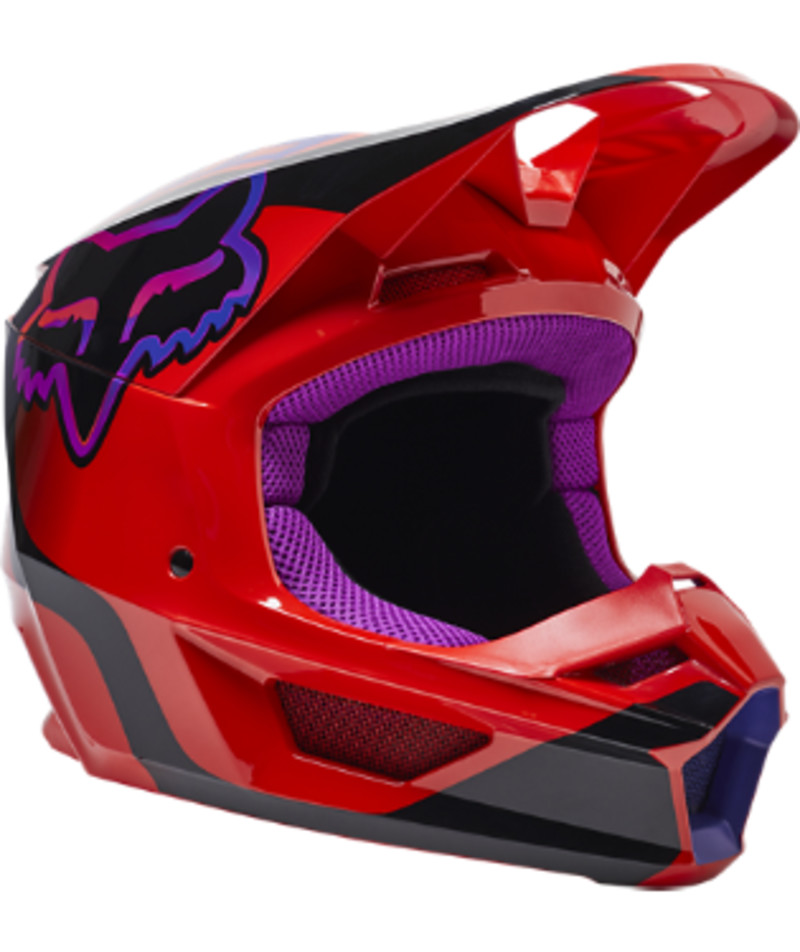 fox racing helmets adudlt v1 venz helmets - dirt bike