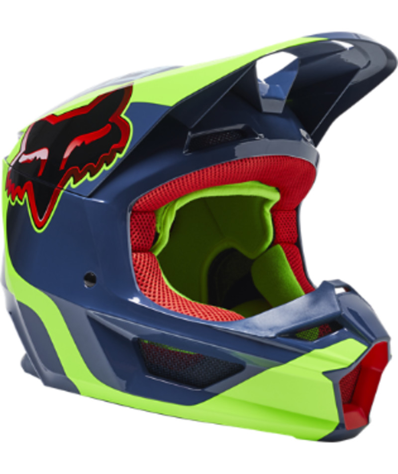 fox racing helmets  v1 venz helmets - dirt bike