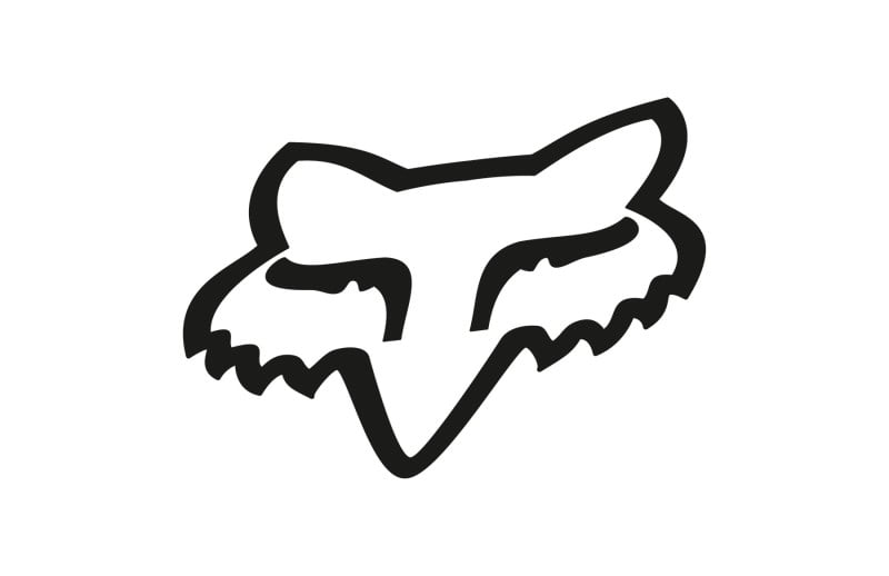fox racing stickers foxhead tdc 18 inch stickers - stickers