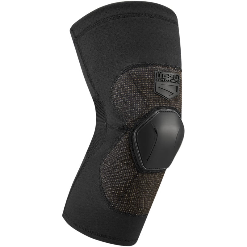 icon protections adult field armor compression knee protections - dirt bike