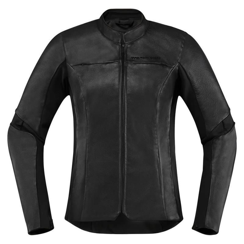 icon jacket  overlord ce leather - motorcycle