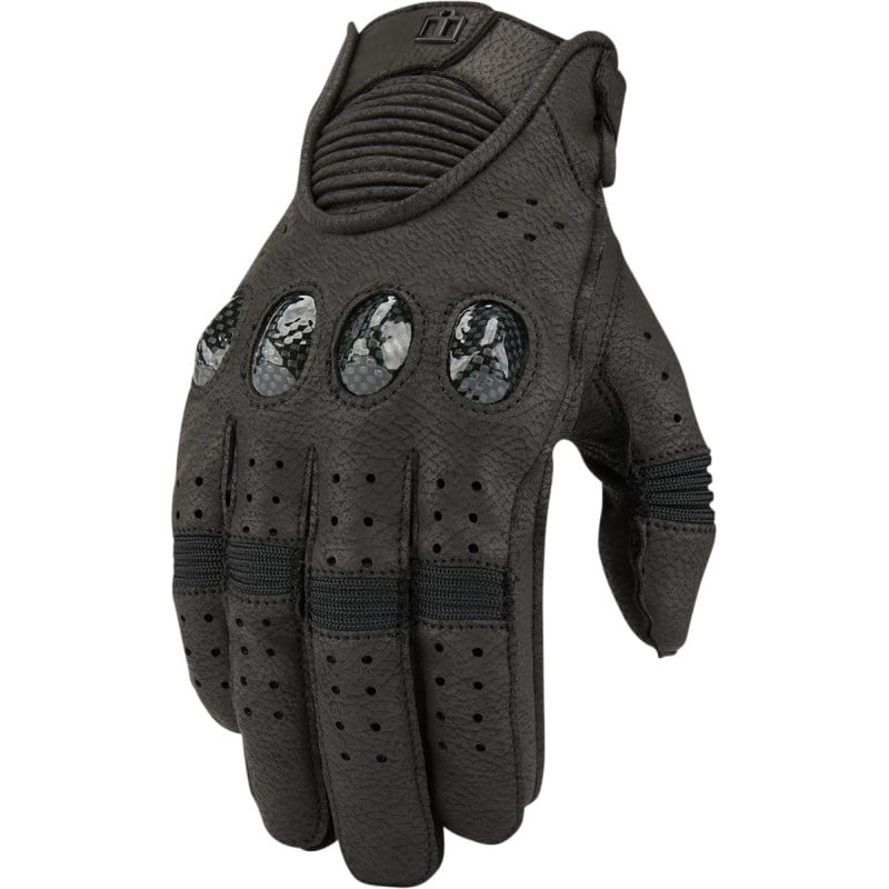 icon gloves  outdrive leather - motorcycle
