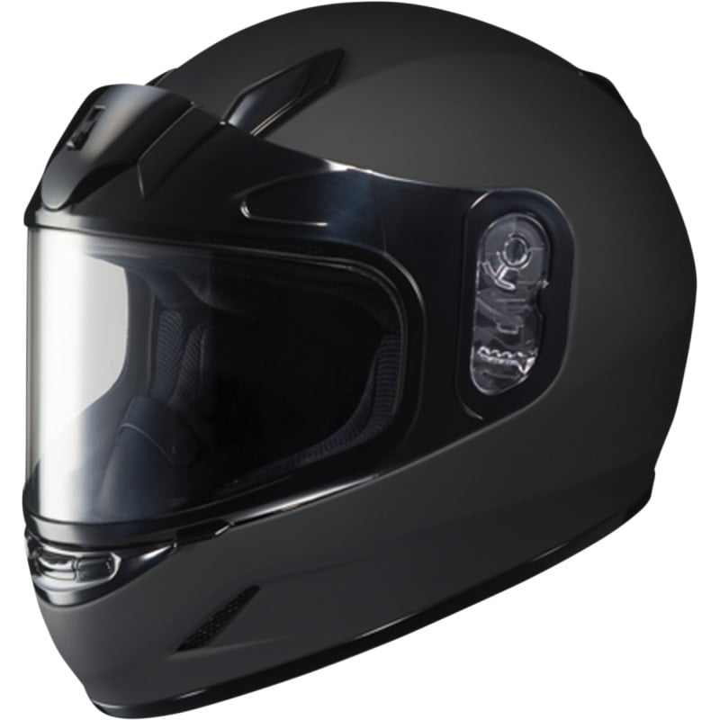 hjc helmets  cl-y snow solid dual shield - snowmobile