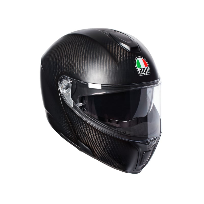 agv helmets adult sportmodular carbon solid modular - motorcycle