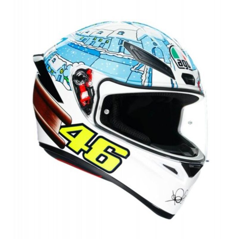 agv helmets adult k1 rossi full face - motorcycle
