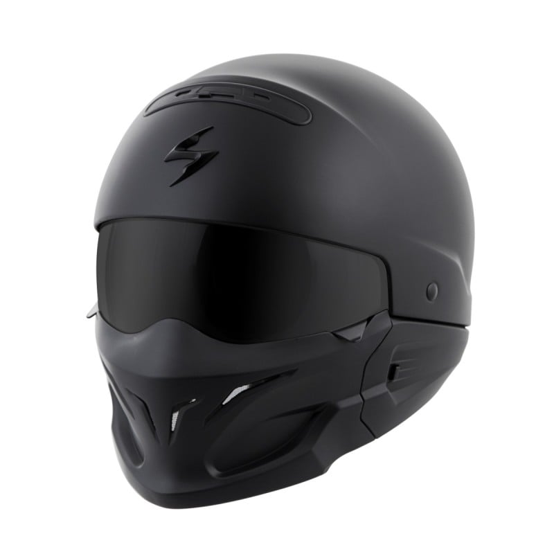 scorpion open face helmets adult covert solid