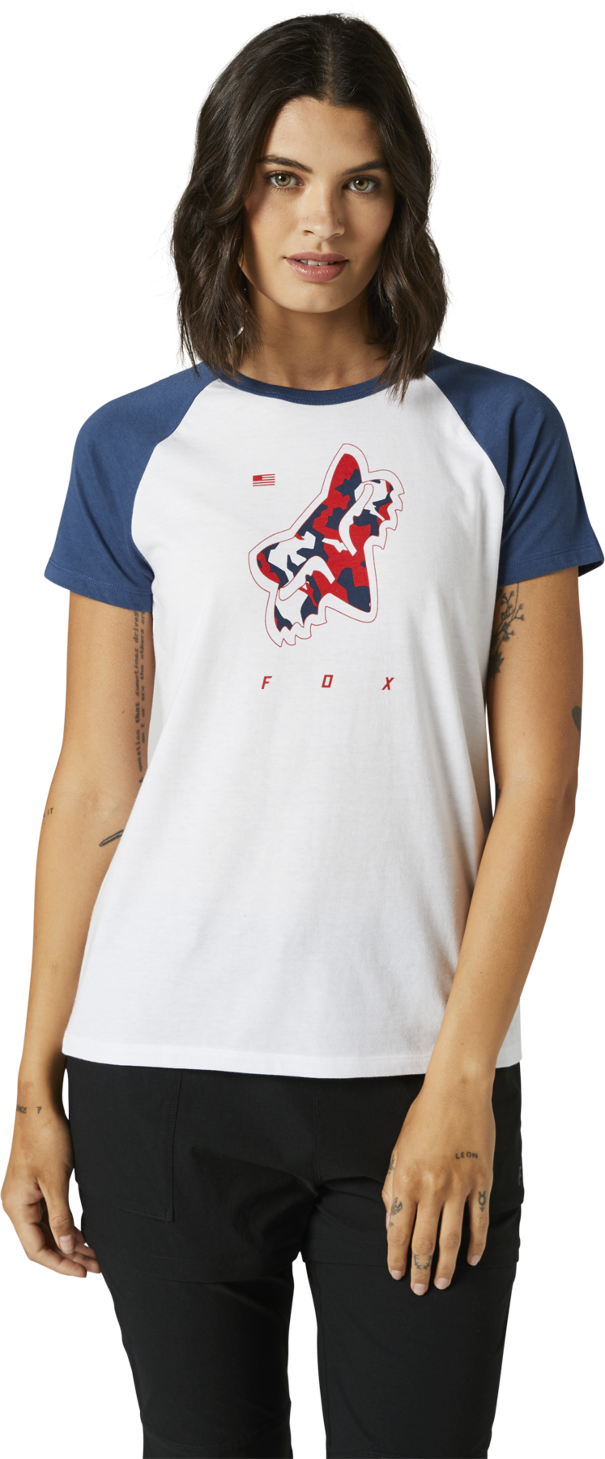 mode femmes chandails t-shirts par fox racing pour rwt ss raglan