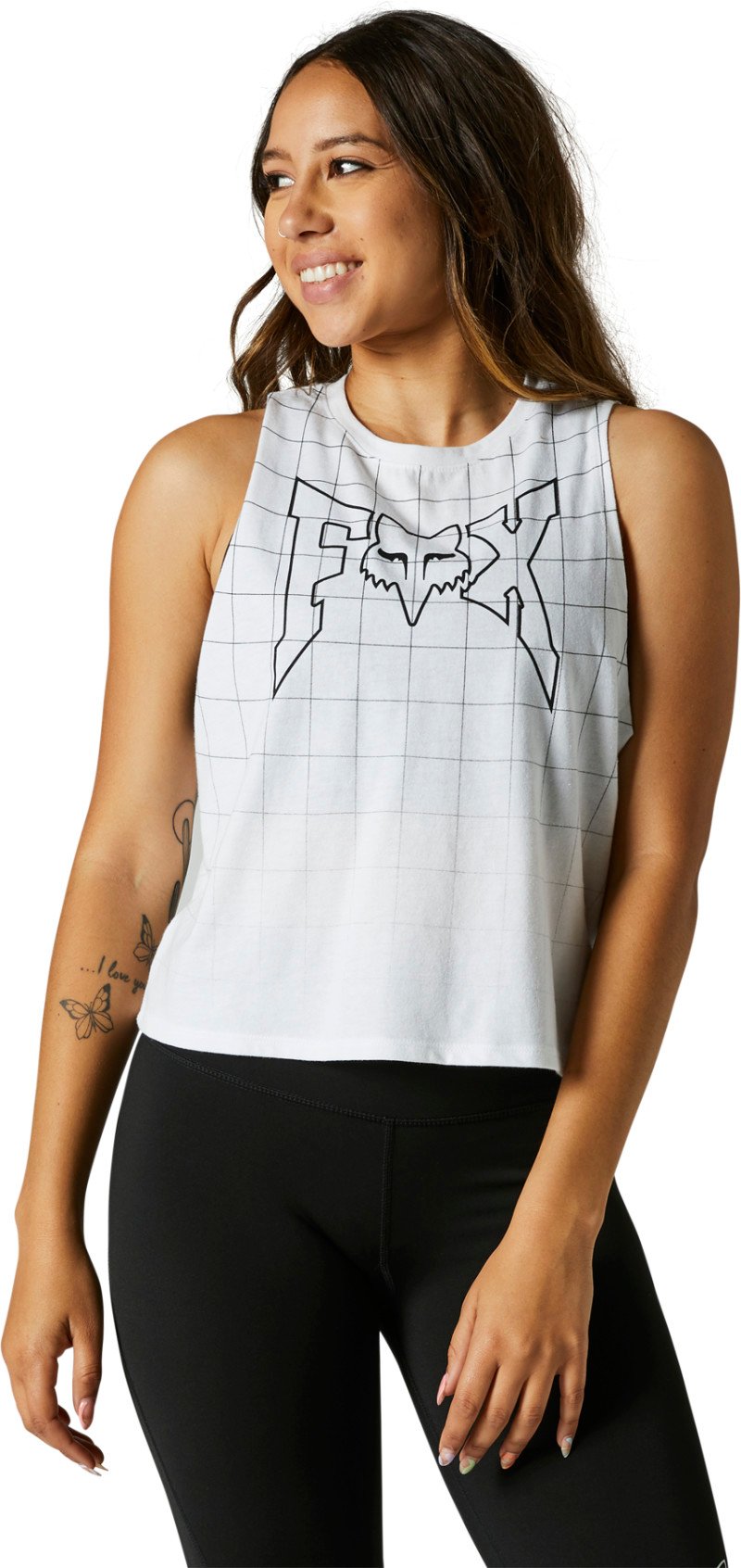 fox racing tank top shirts for womens celz cropped