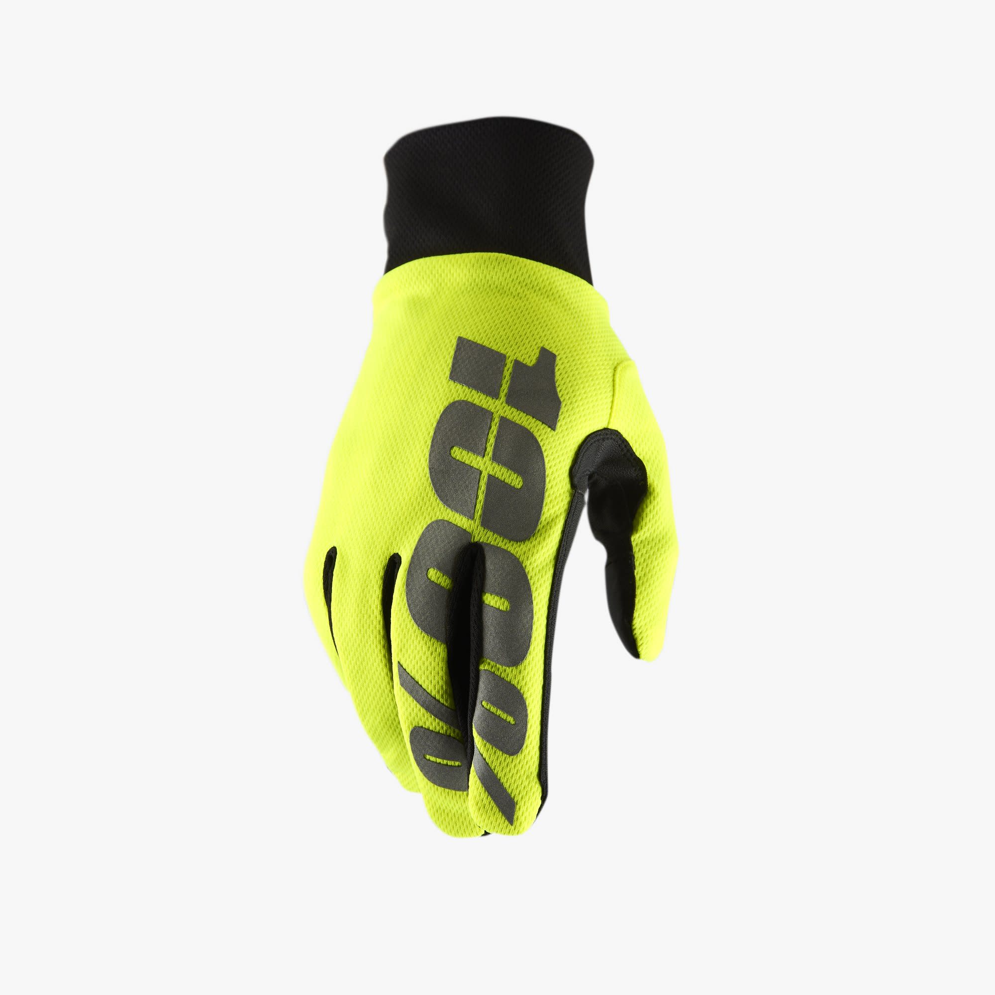 motocross gants par 100% pour hommes hydromatic waterproof
