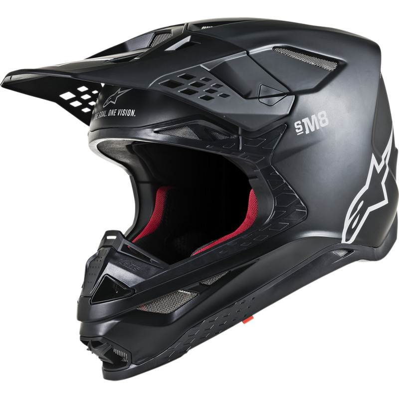 alpinestars helmets adult s-m8 supertech solid helmets - dirt bike