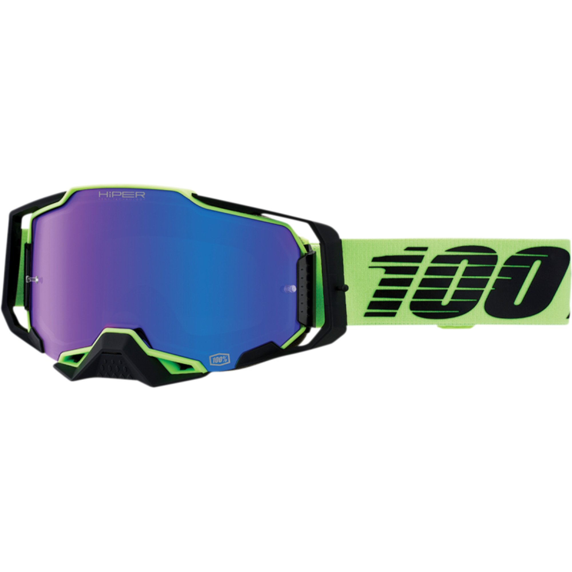motocross lunettes & lentilles par 100% adult armega hiper