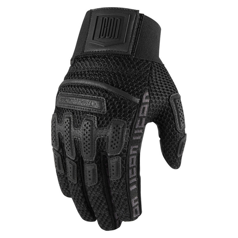 icon gloves  one thousand brigand mesh - motorcycle