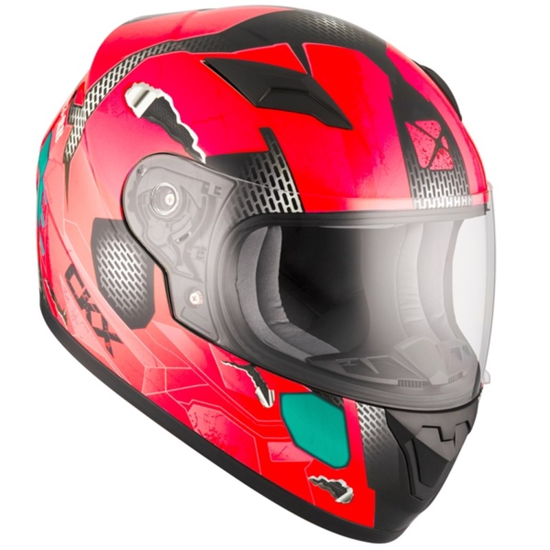 ckx full face helmets for kids rr 519 y cosmos