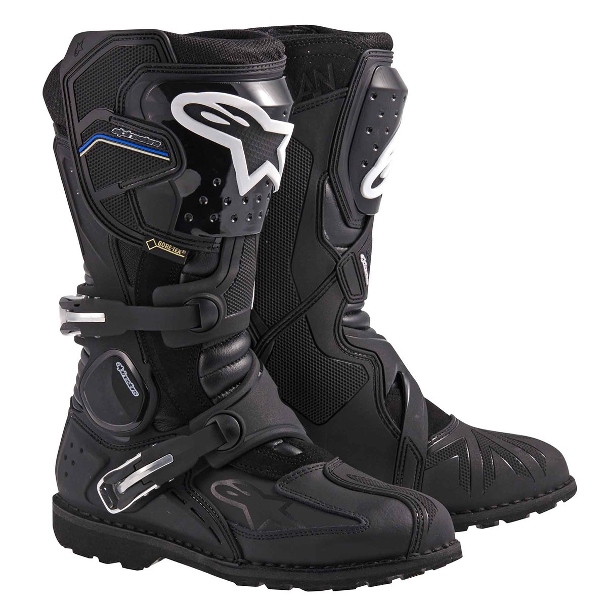 alpinestars motorcycle adventure boots for mens toucan gore tex