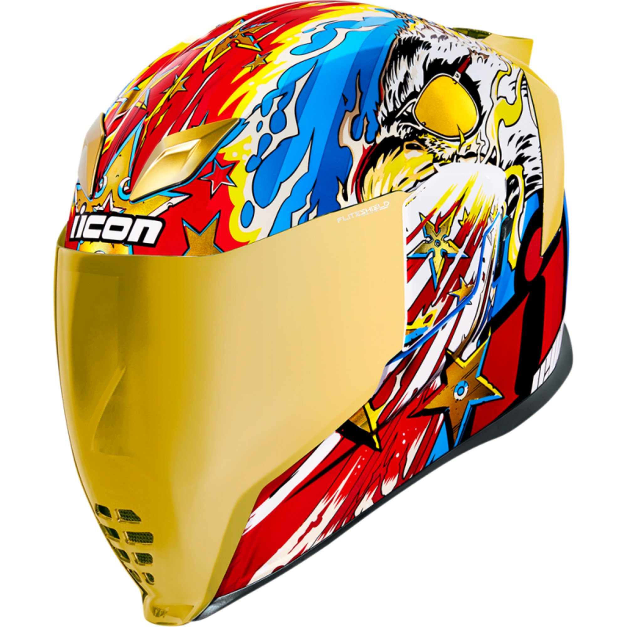 moto casques intégral par icon adult airflite freedom spitter