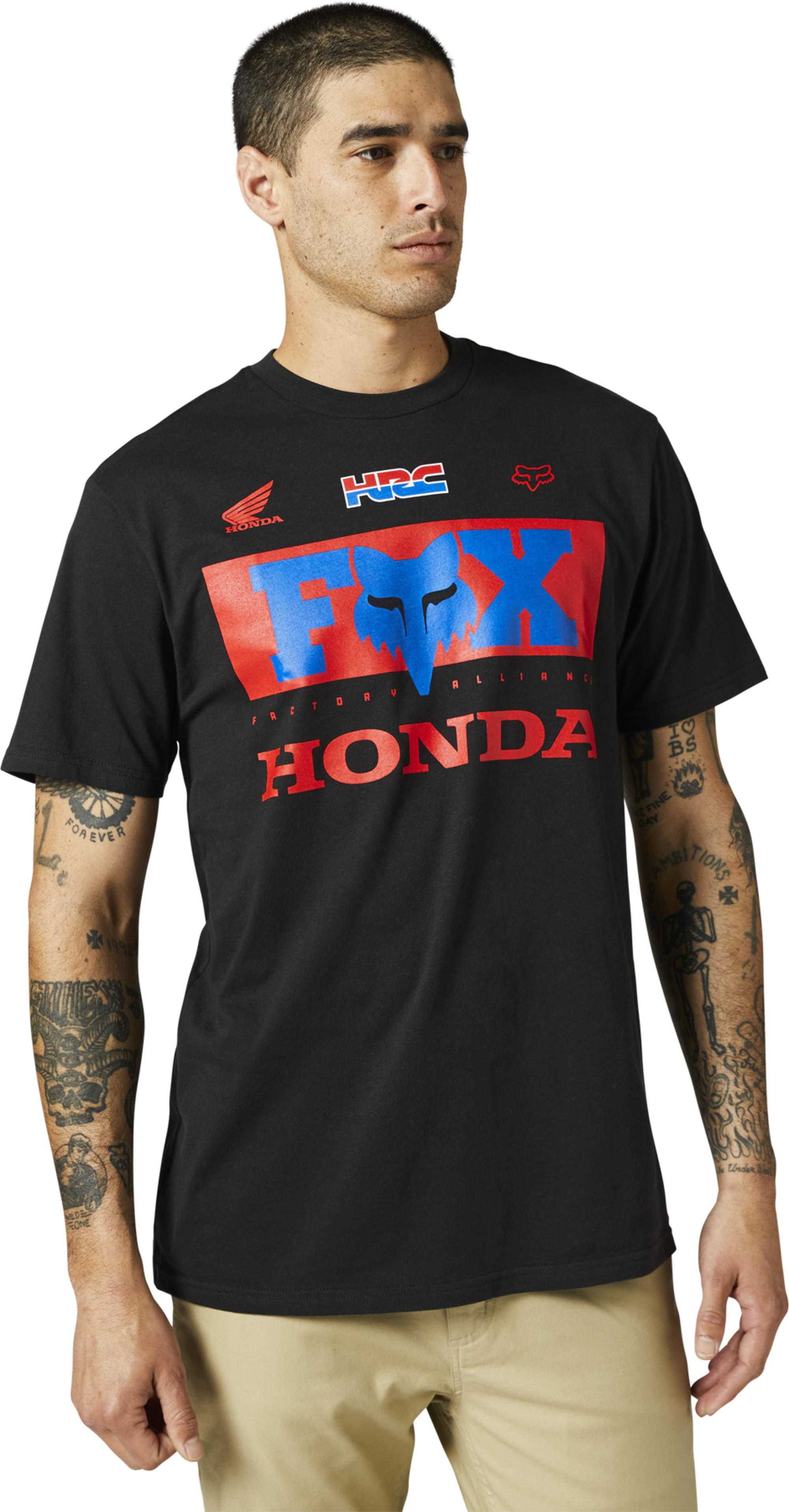 fox racing t-shirt shirts for men honda ss premium