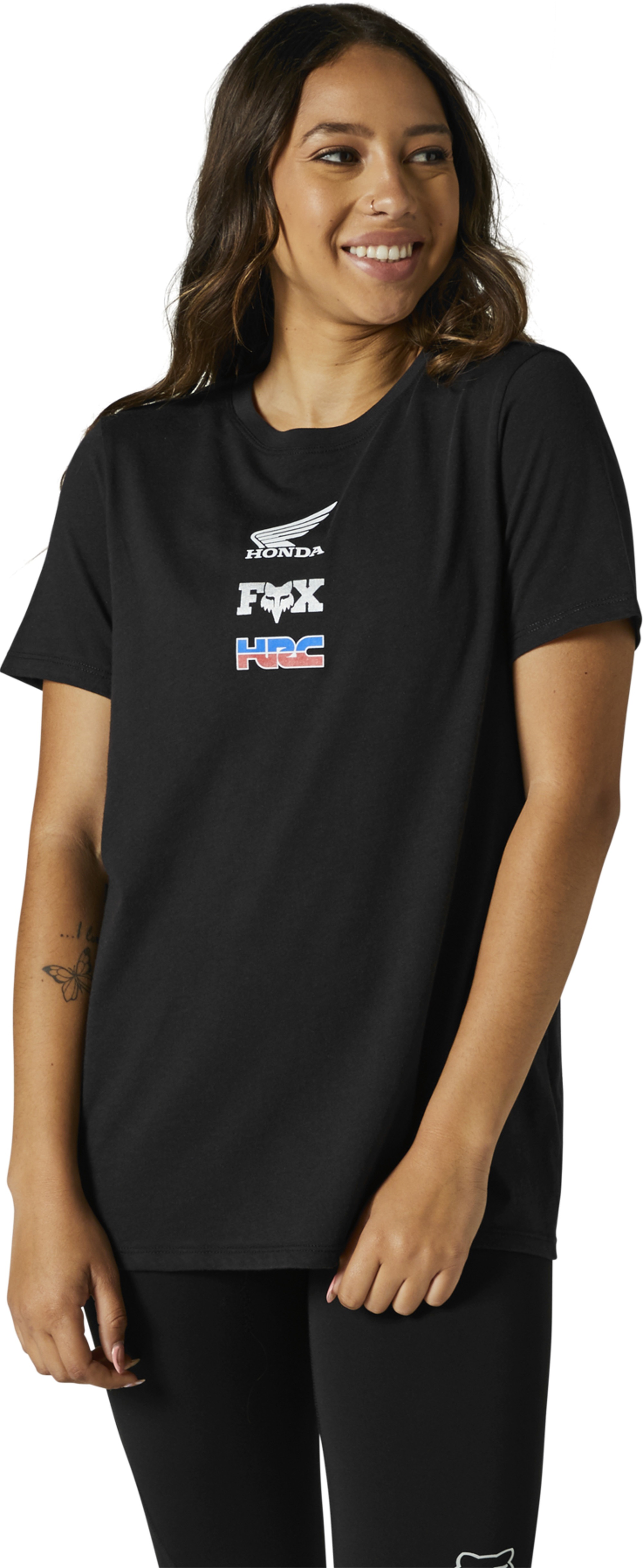 mode femmes chandails t-shirts par fox racing pour honda wing