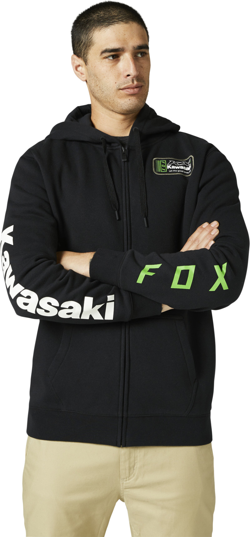 fox racing hoodies  kawi zip hoodies - casual