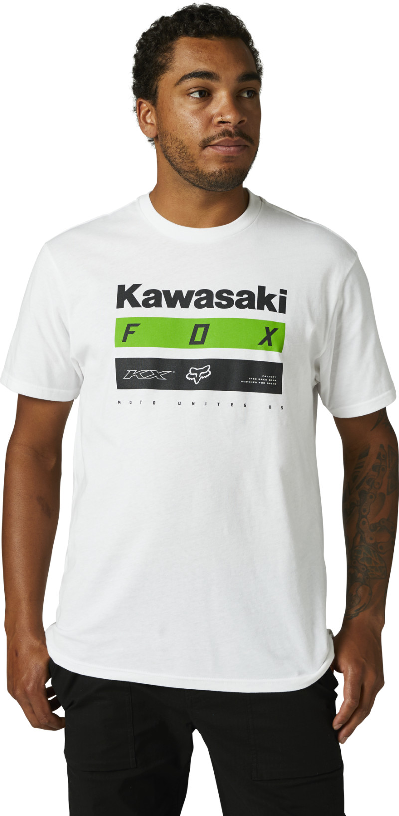fox racing shirts  kawi stripes t-shirts - casual