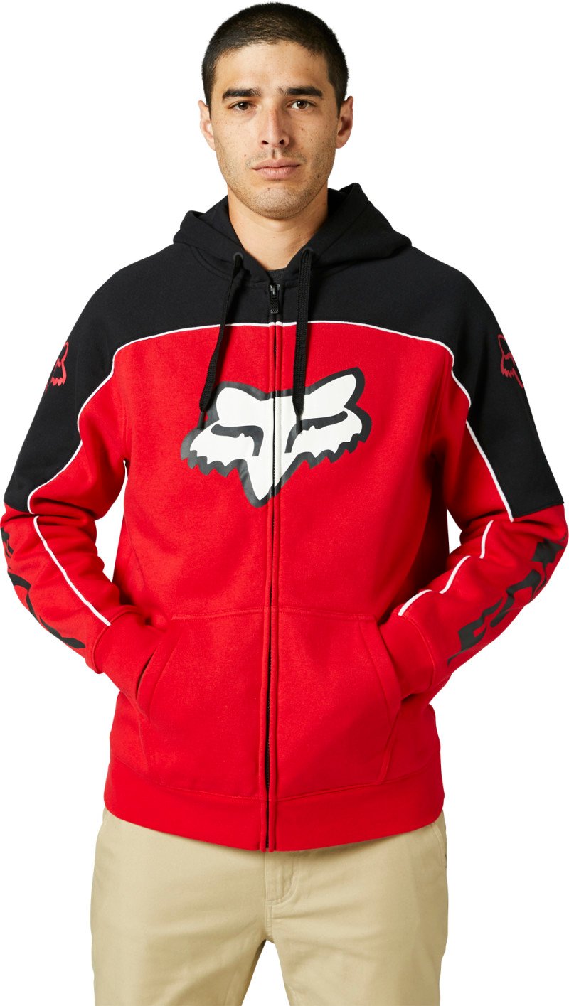 fox racing hoodies for mens men dvide zip