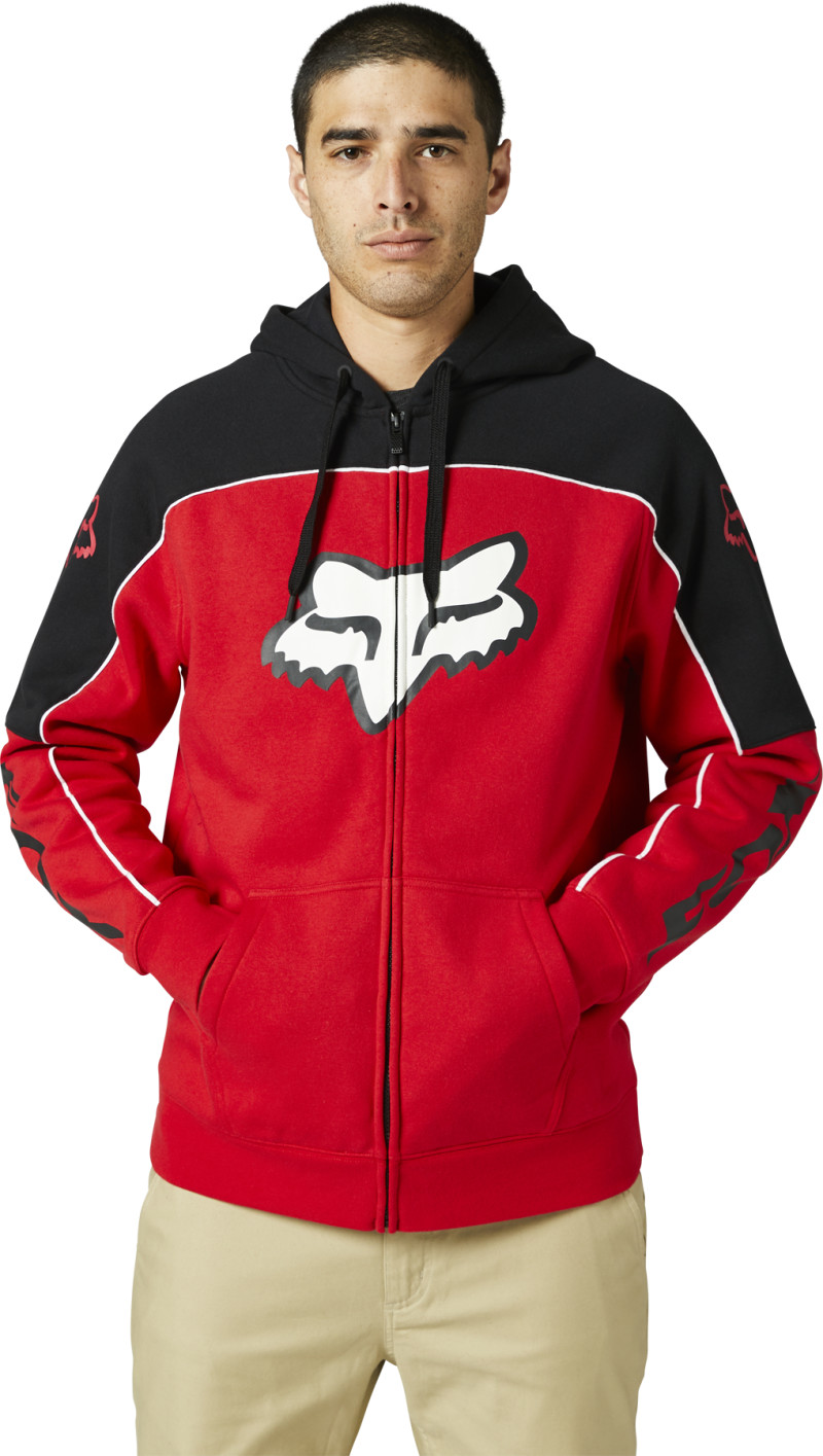 fox racing hoodies for mens men dvide zip