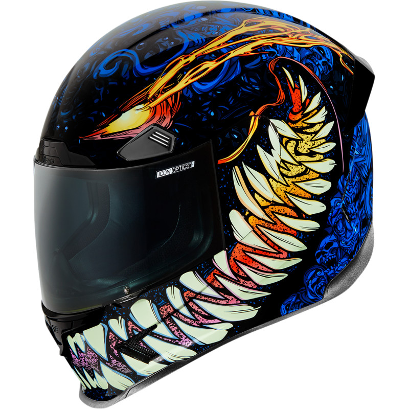 icon full face helmets adult airframe pro soul food fluorescent