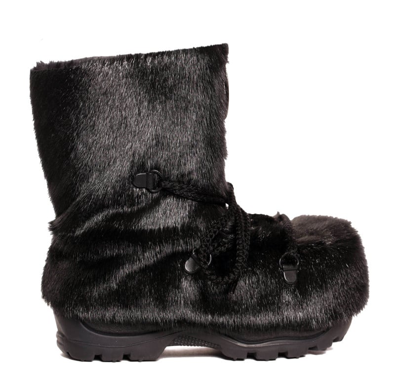 blizzard boots baby blizzard seal fur lace boots - snowmobile