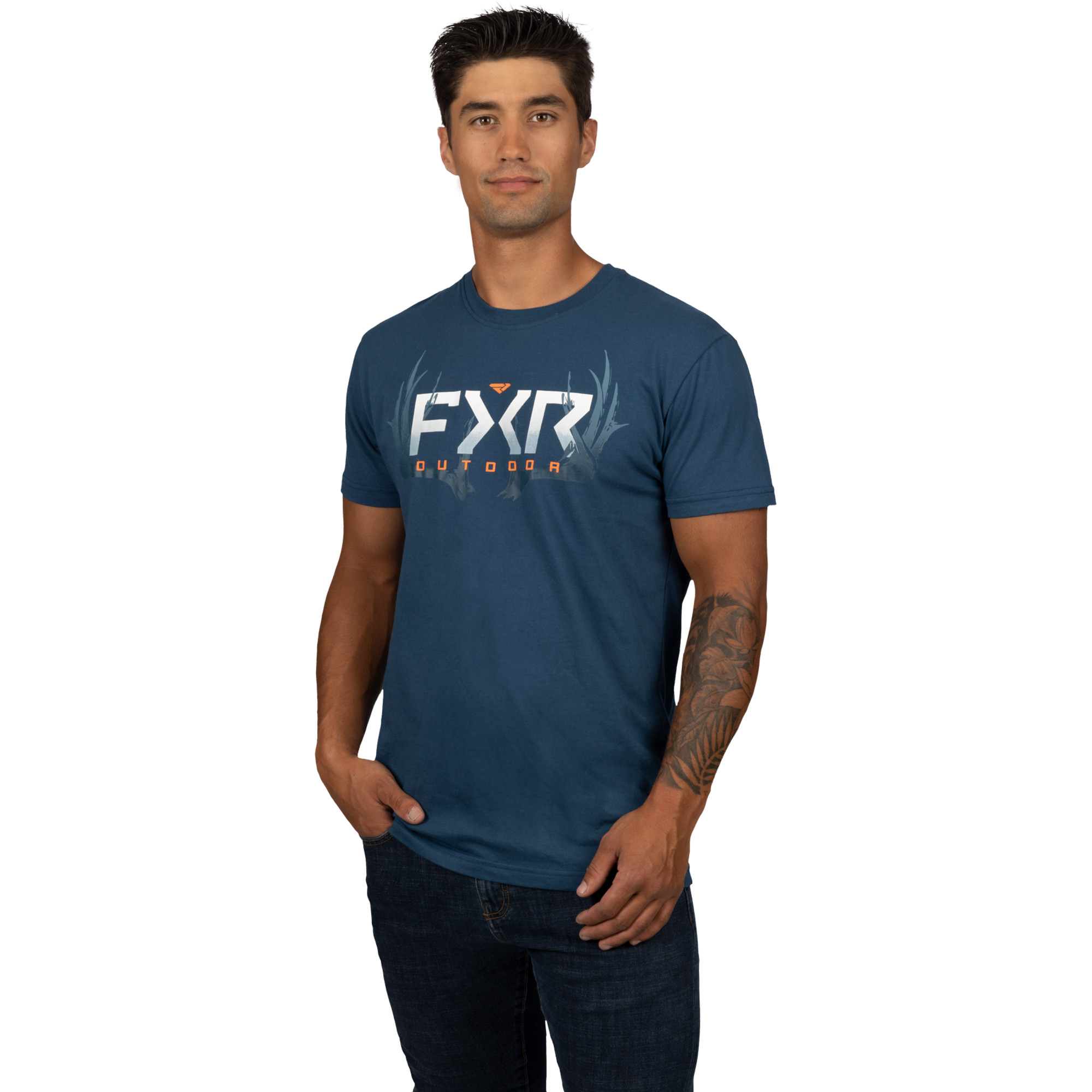 fxr racing t-shirt shirts for men antler premium