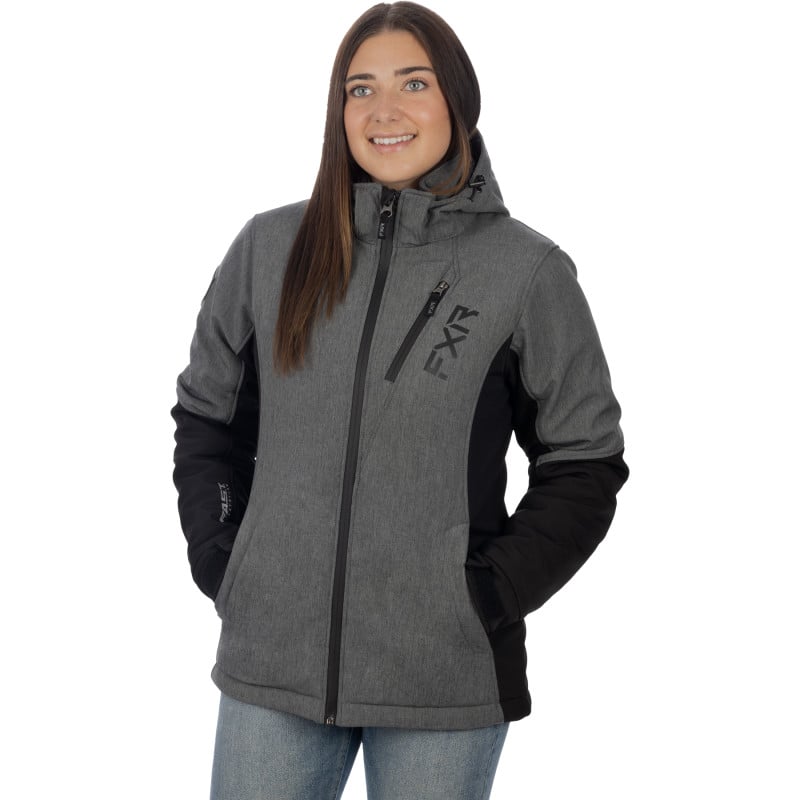 fxr racing jackets  vertical pro insulated softshell jackets - casual