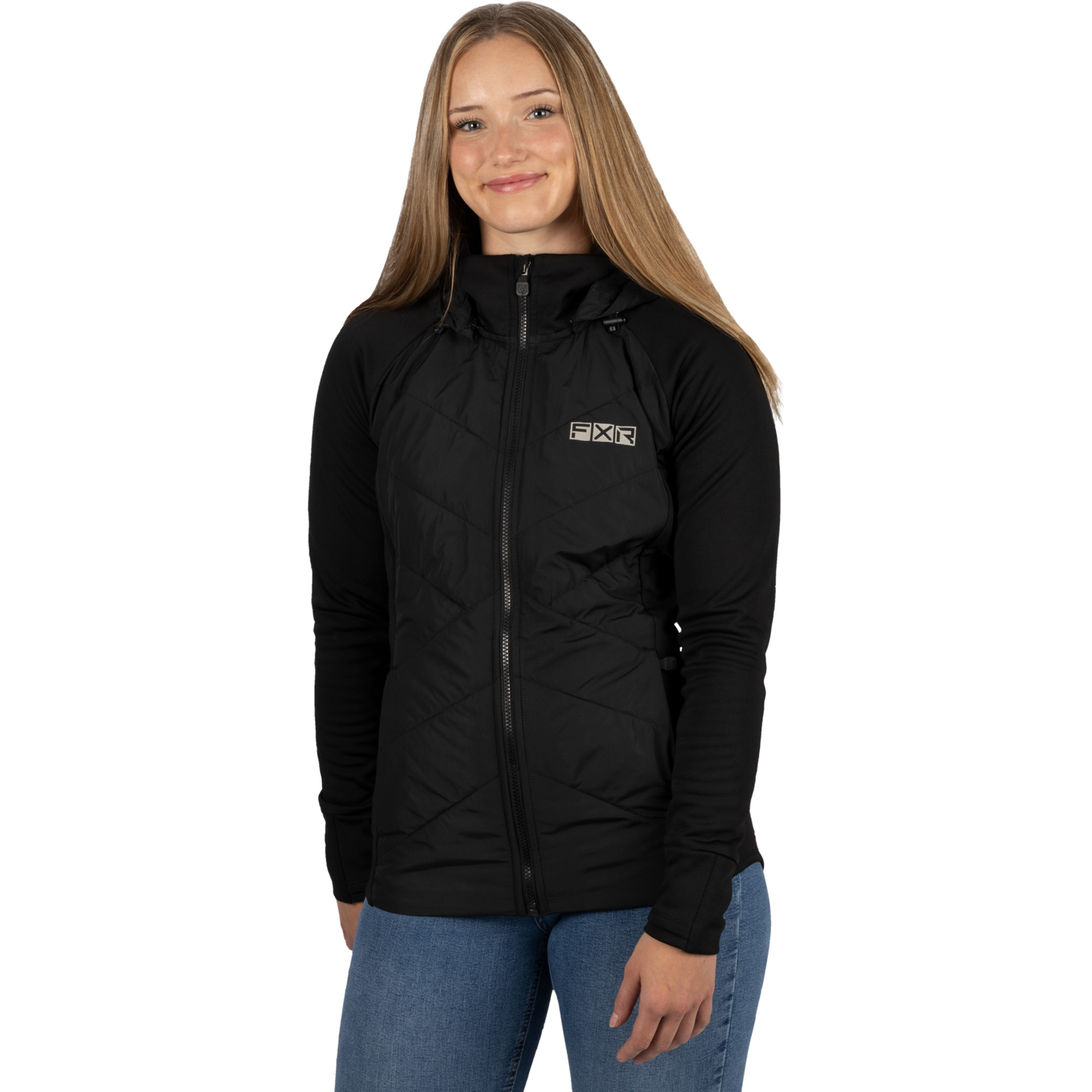 fxr racing hoodies for womens phoenix quilted