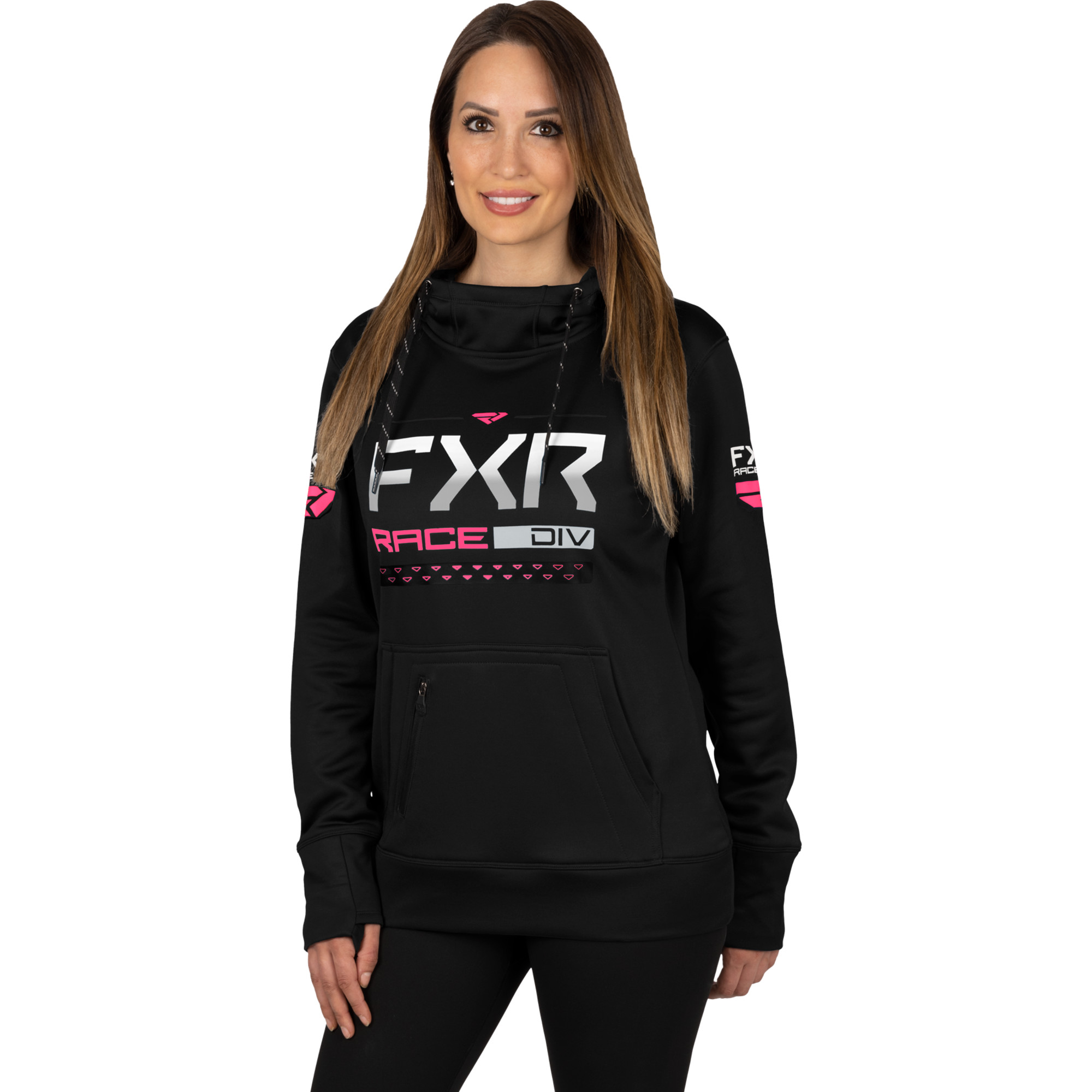 mode femmes kangourous par fxr racing pour race division tech pullover