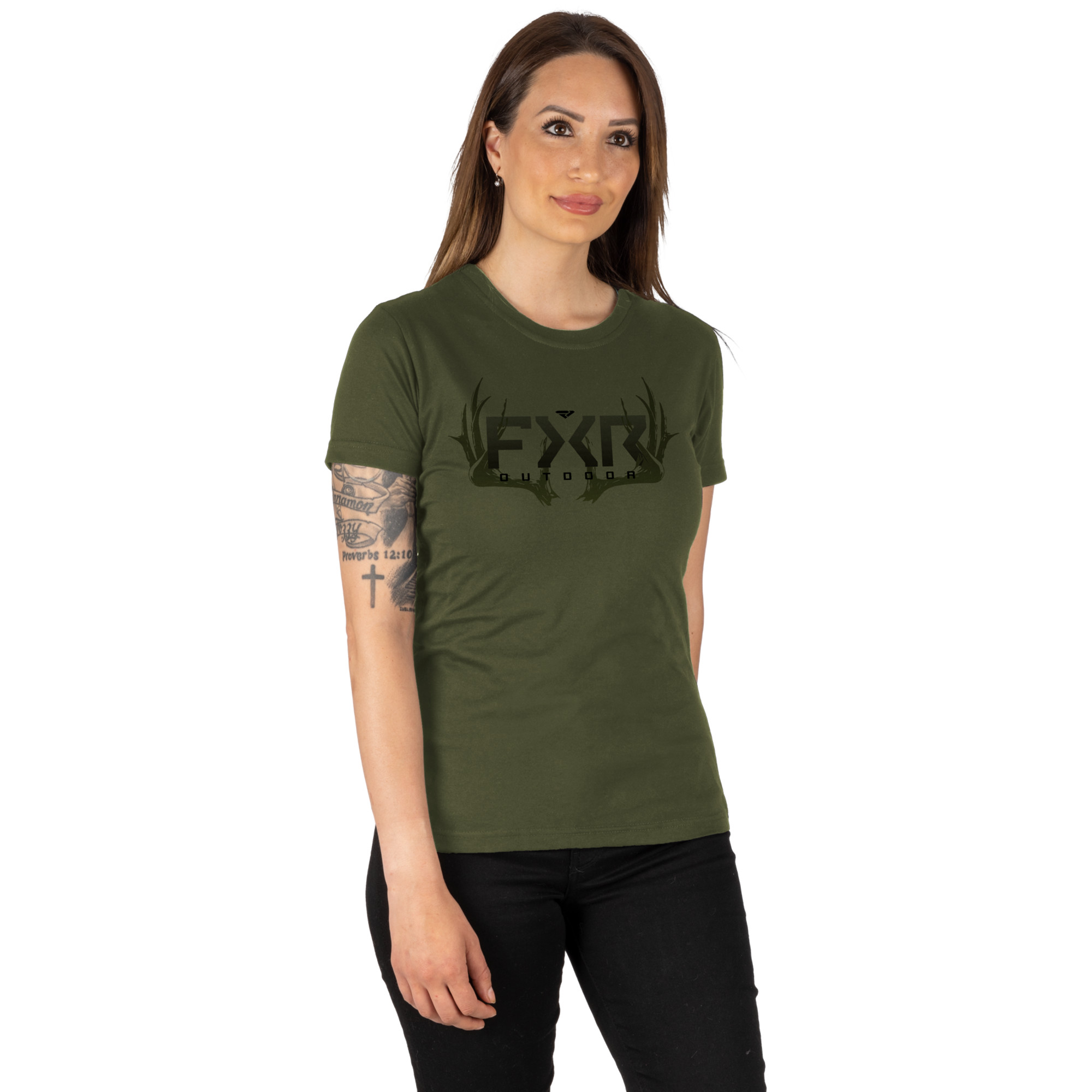 fxr racing t-shirt shirts for womens antler premium