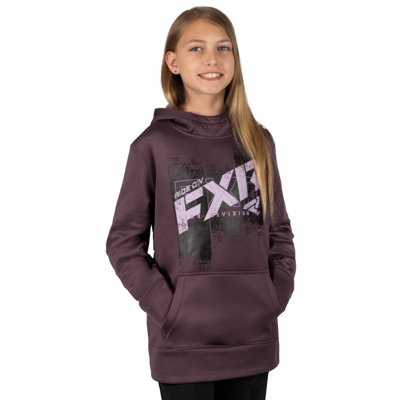 fxr racing hoodies kids for broadcast tech pullover