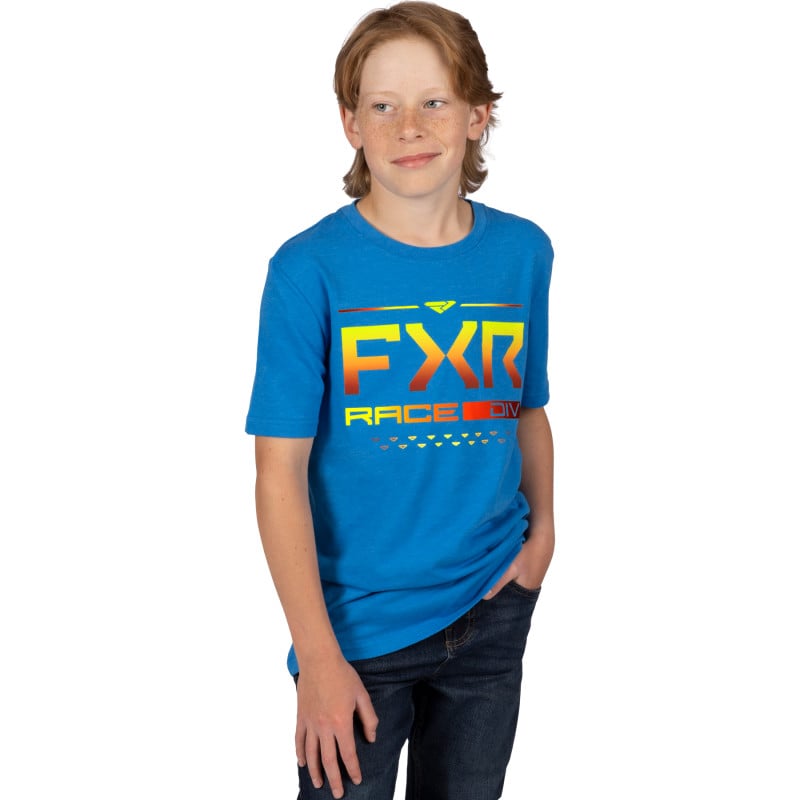 fxr racing t-shirt shirts for kids race division premium