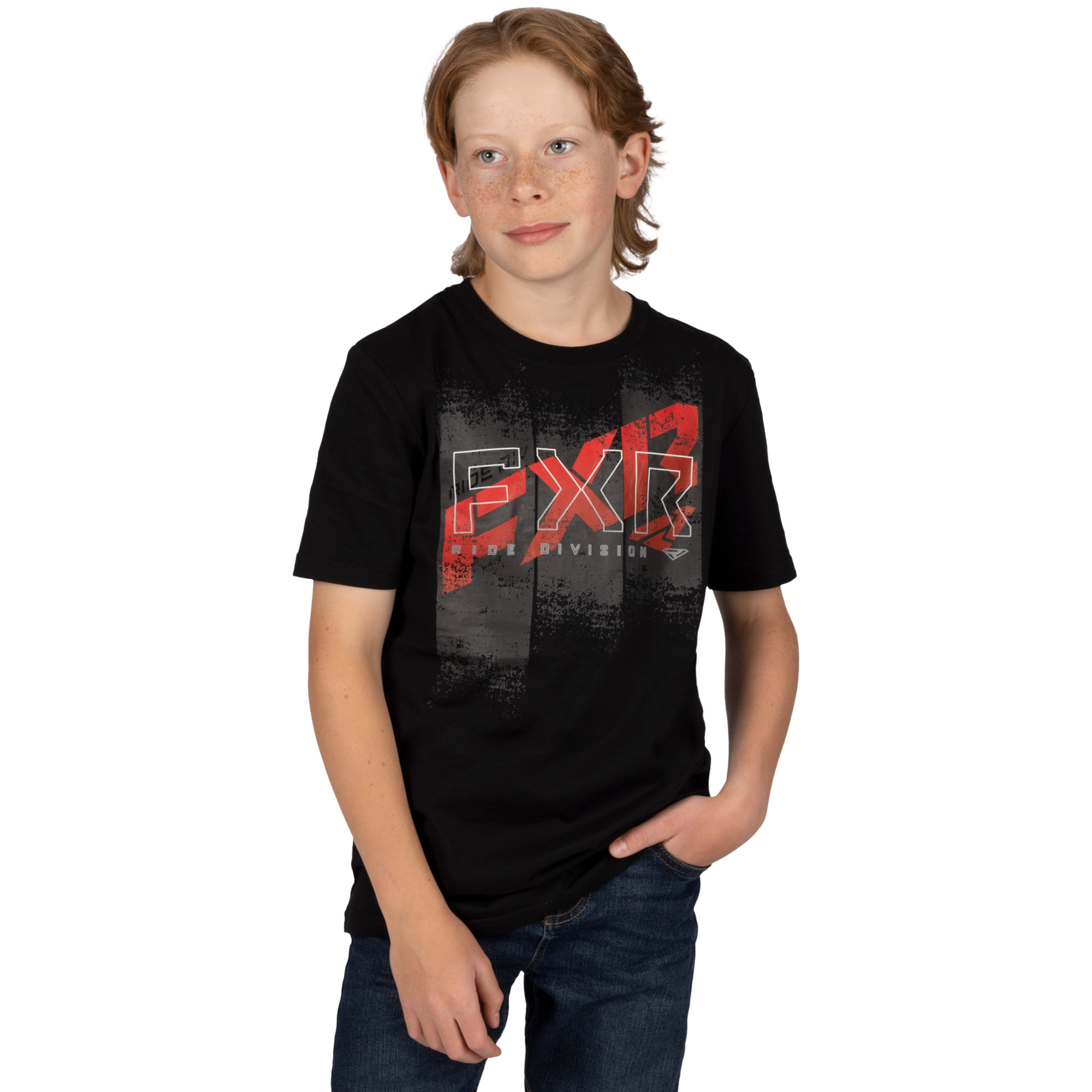 fxr racing t-shirt shirts for kids broadcast premium