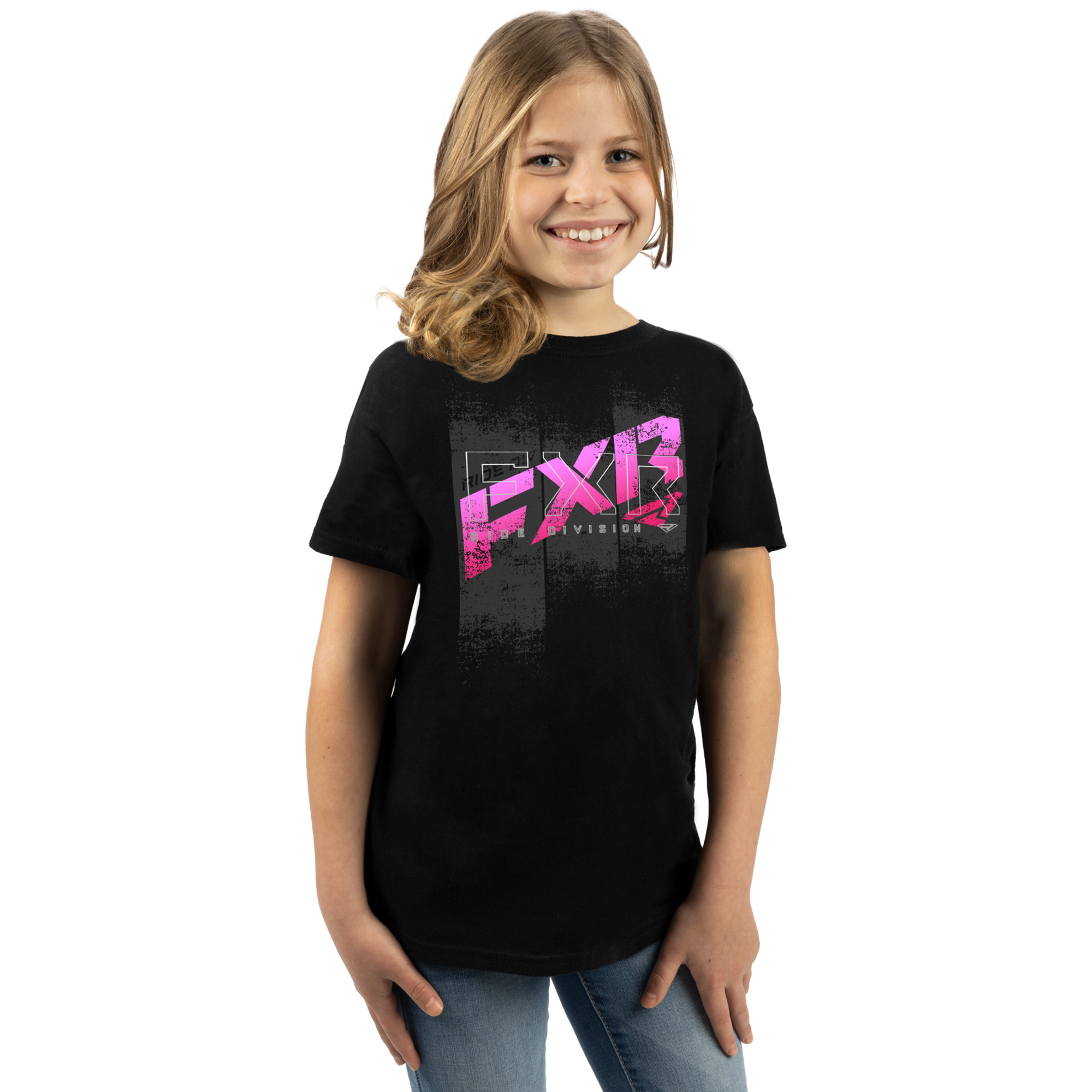 mode enfants chandails t-shirts par fxr racing pour broadcast girls premium