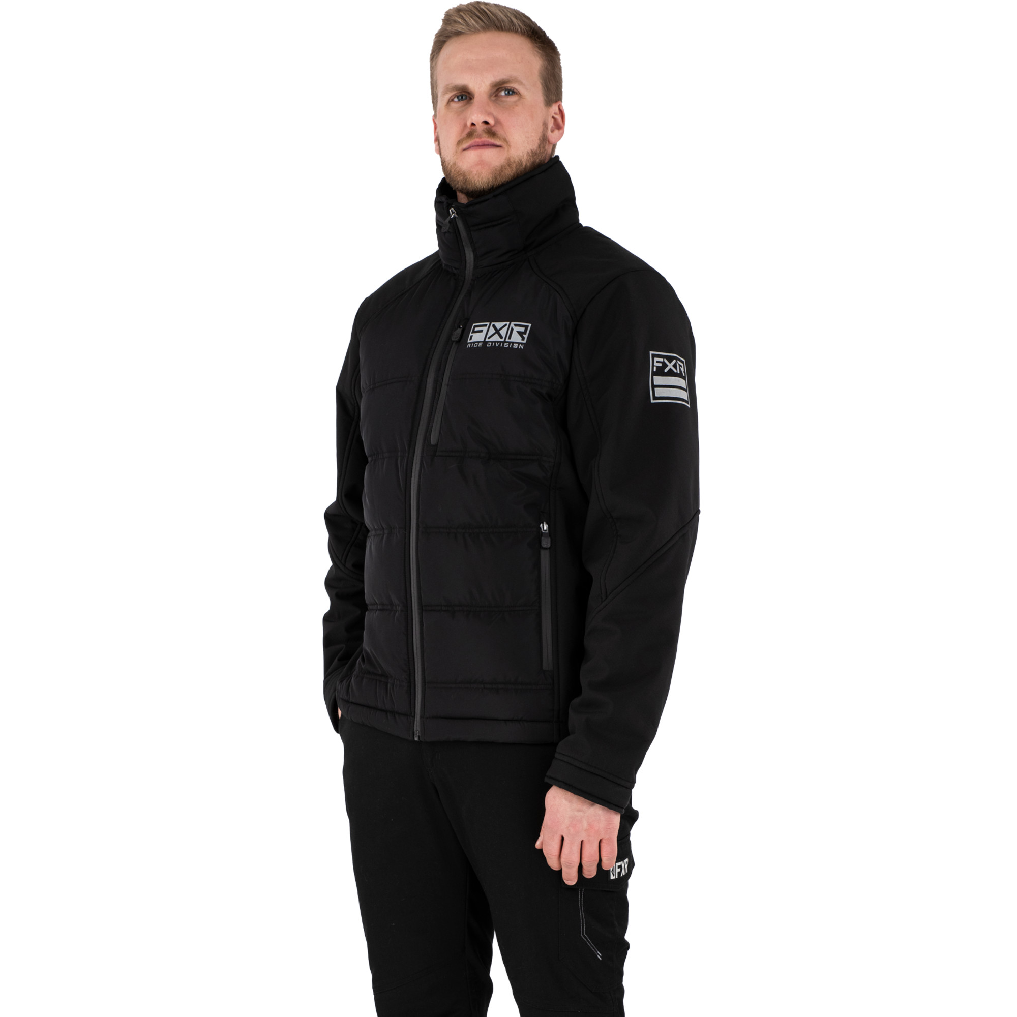 fxr racing jackets for mens men podium hybrid synthetic down