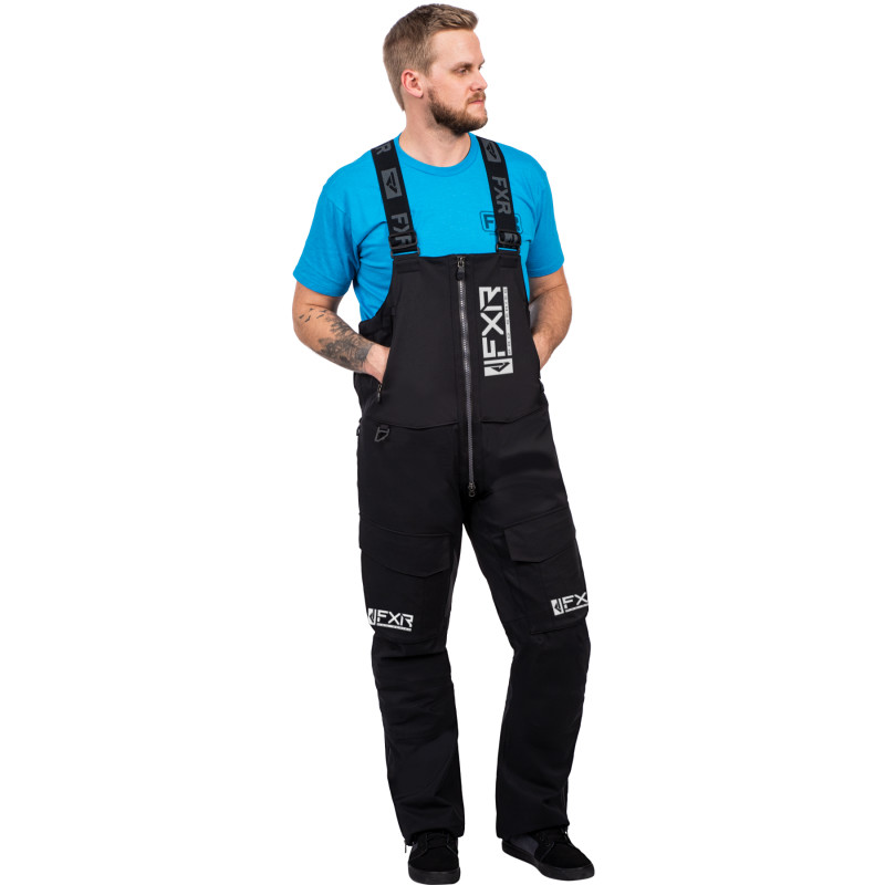 fxr racing pants  vapor pro insulated tri laminate bib pants - casual