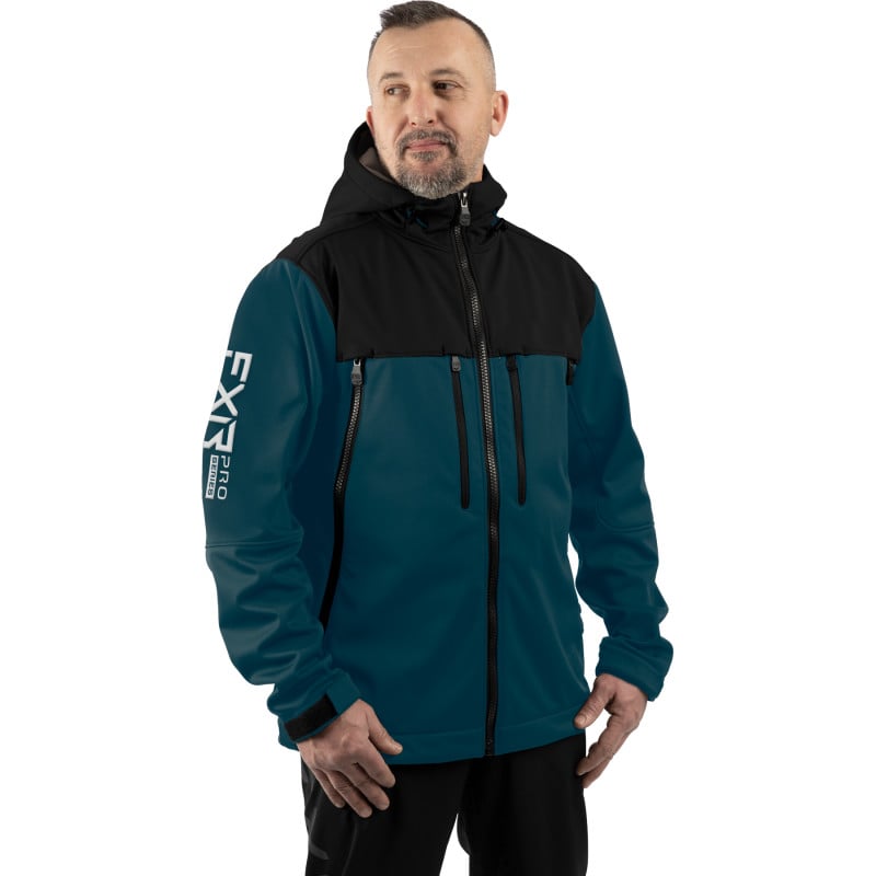 fxr racing jackets  cast softshell jackets - casual