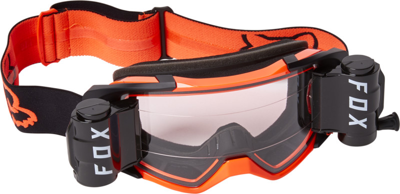 fox racing goggles adult vue stray roll off goggles - dirt bike