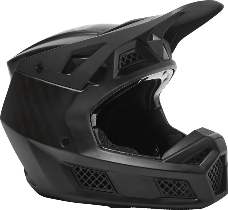 fox racing helmets adult v3 rs black carbon
