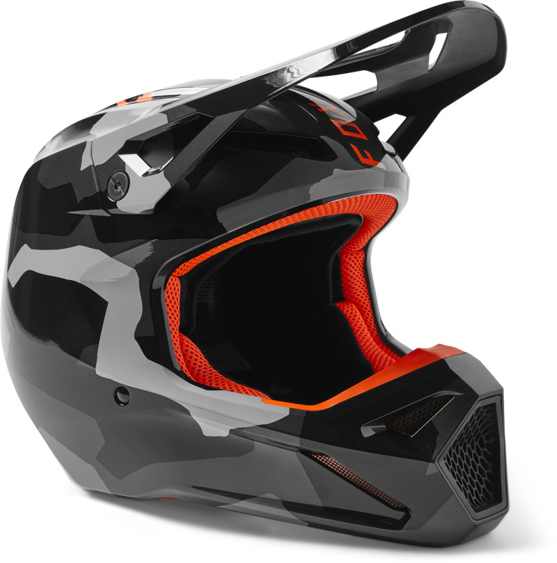 fox racing helmets adult  v1 bnkr helmets - dirt bike