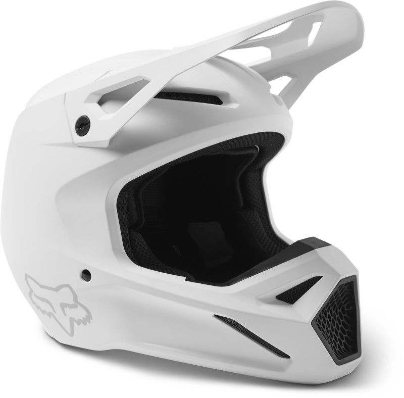 fox racing helmets adult v1 solid helmets - dirt bike
