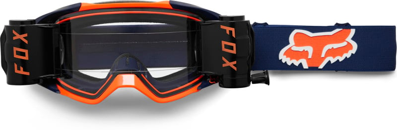 fox racing goggles adult vue stray roll off  goggles - dirt bike