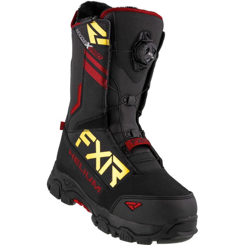fxr racing boot adult helium boa boots - snowmobile