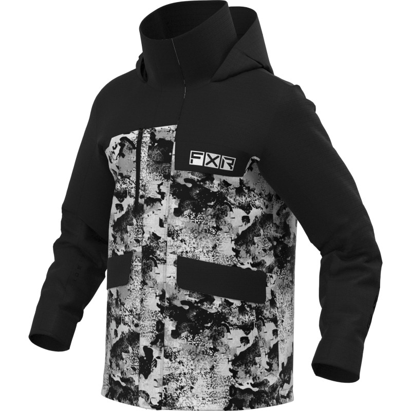 fxr racing jackets  chute insulated - snowmobile